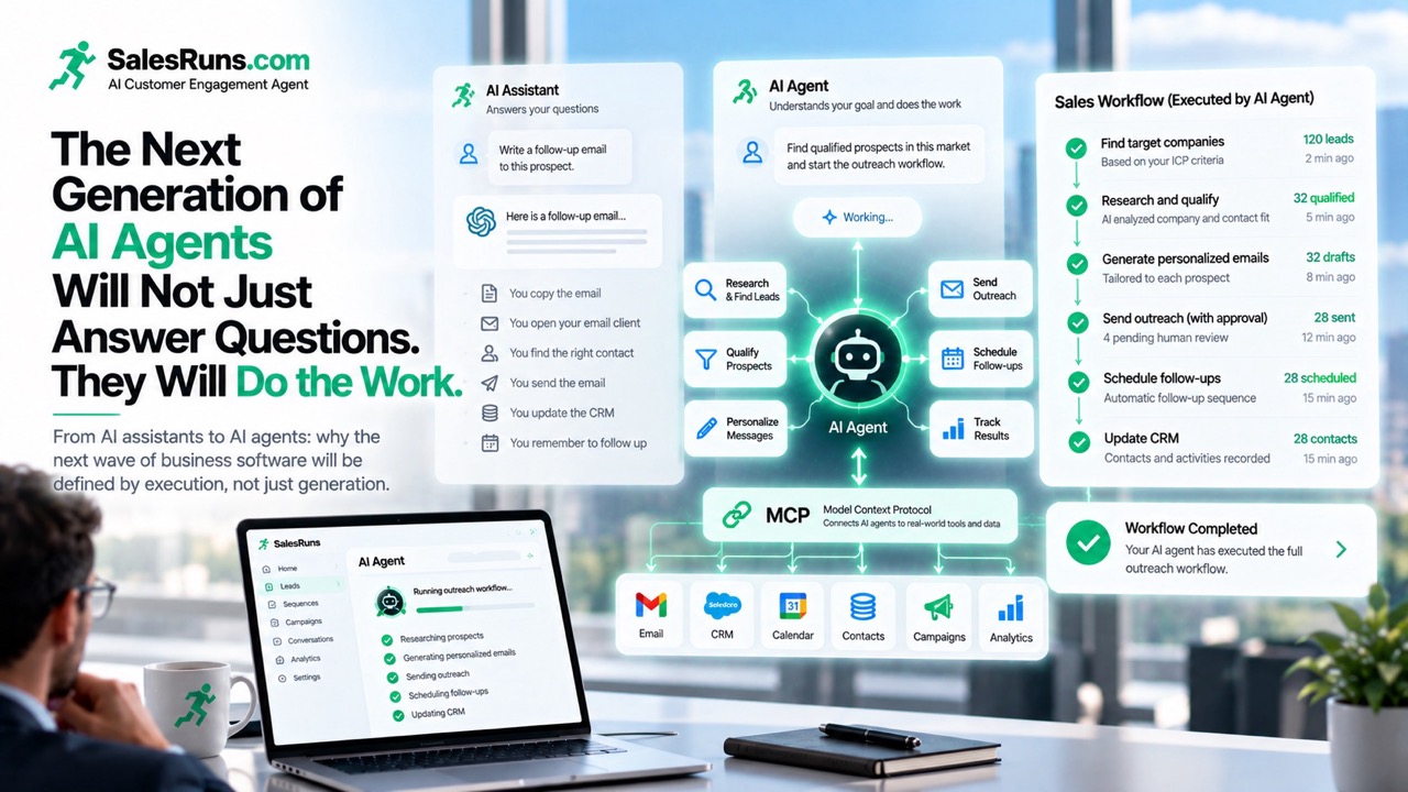 The Next Generation of AI Agents Will Not Just Answer Questions. They Will Do the Work.