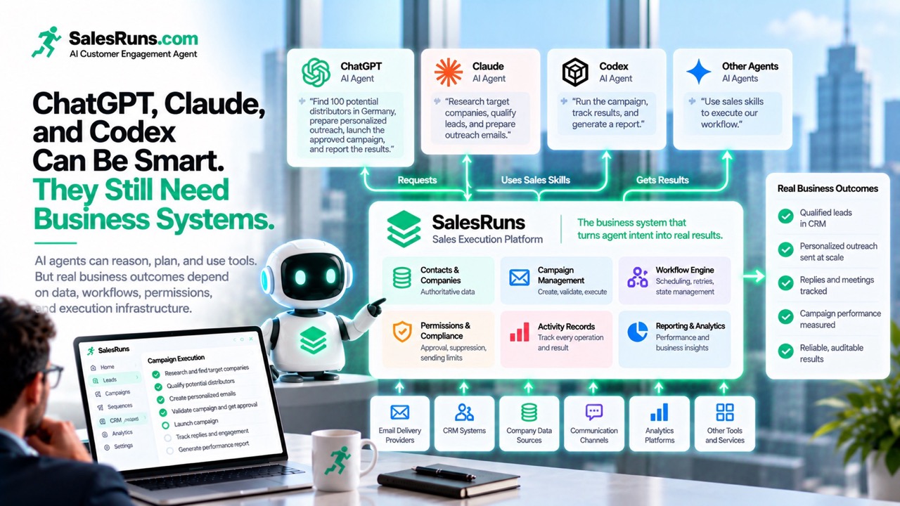 ChatGPT, Claude, and Codex Can Be Smart. They Still Need Business Systems.
