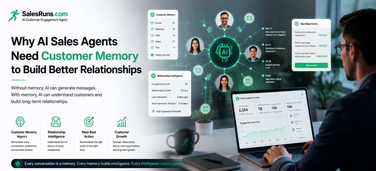 Why AI Sales Agents Need Customer Memory to Build Better Relationships