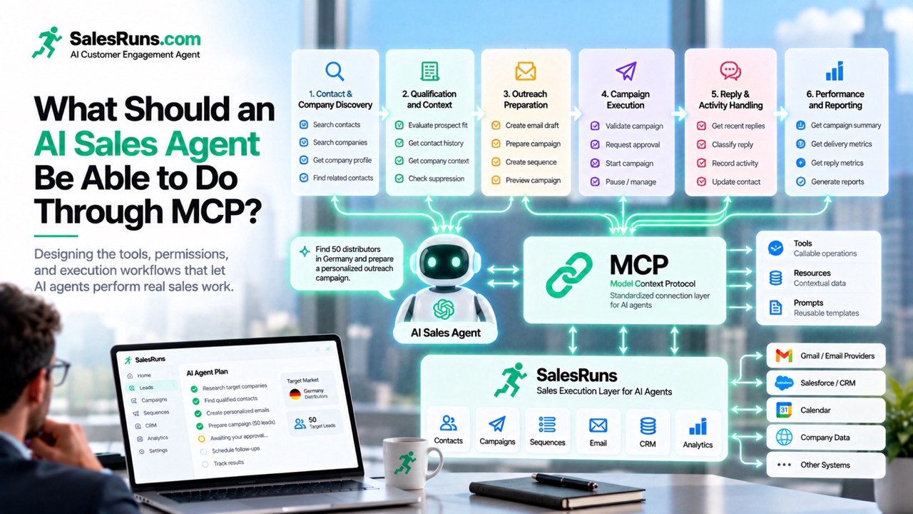What Should an AI Sales Agent Be Able to Do Through MCP?