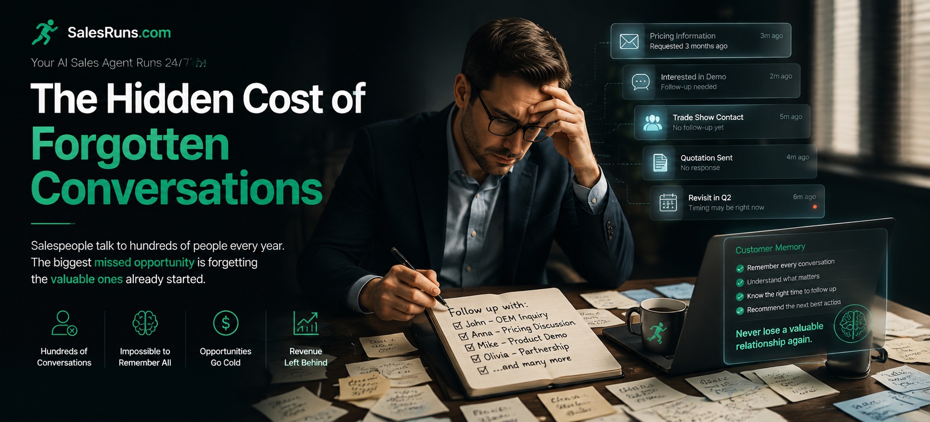 The Hidden Cost of Forgotten Conversations