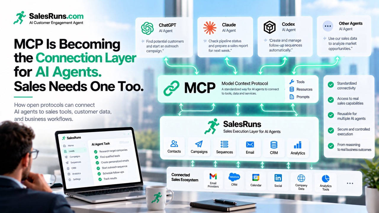 MCP Is Becoming the Connection Layer for AI Agents. Sales Needs One Too.