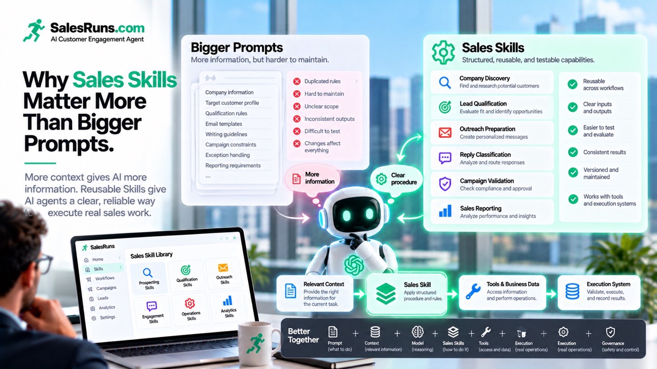 Why Sales Skills Matter More Than Bigger Prompts
